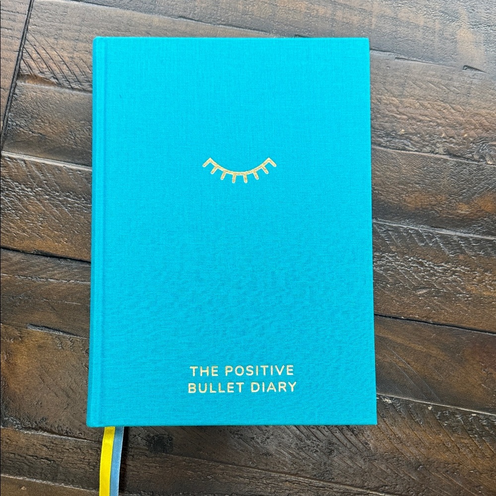 Blue Positive Bullet Diary